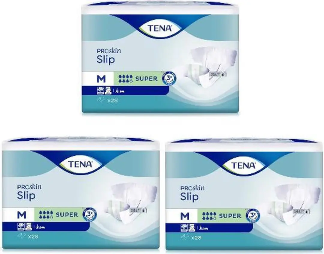 TENA Slip Super Medium Kleefluiers - 84 Stuks