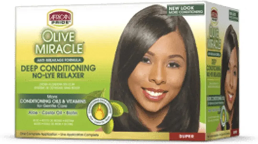 African Pride Olive Miracle Relaxer Kit 453g