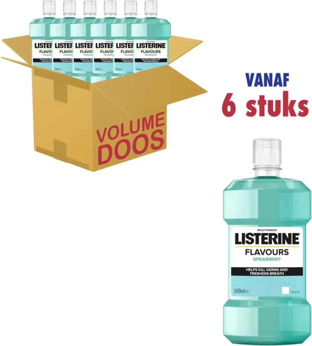 Listerine Spearmint Mondspoeling 500ml