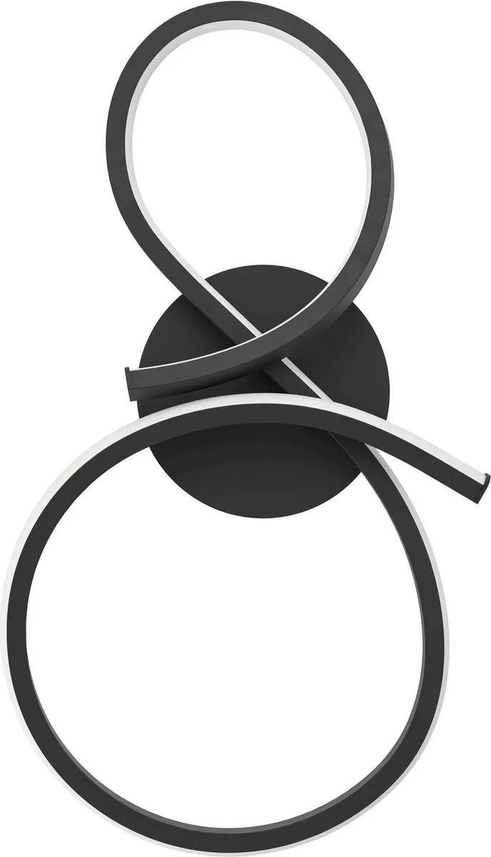 Eglo Serpins Wandlamp LED 40cm - Zwart/Wit