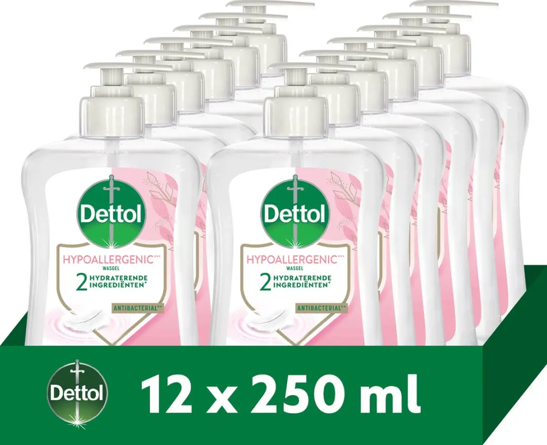 Dettol Hydratant Handzeep Sensitive 12x250ml