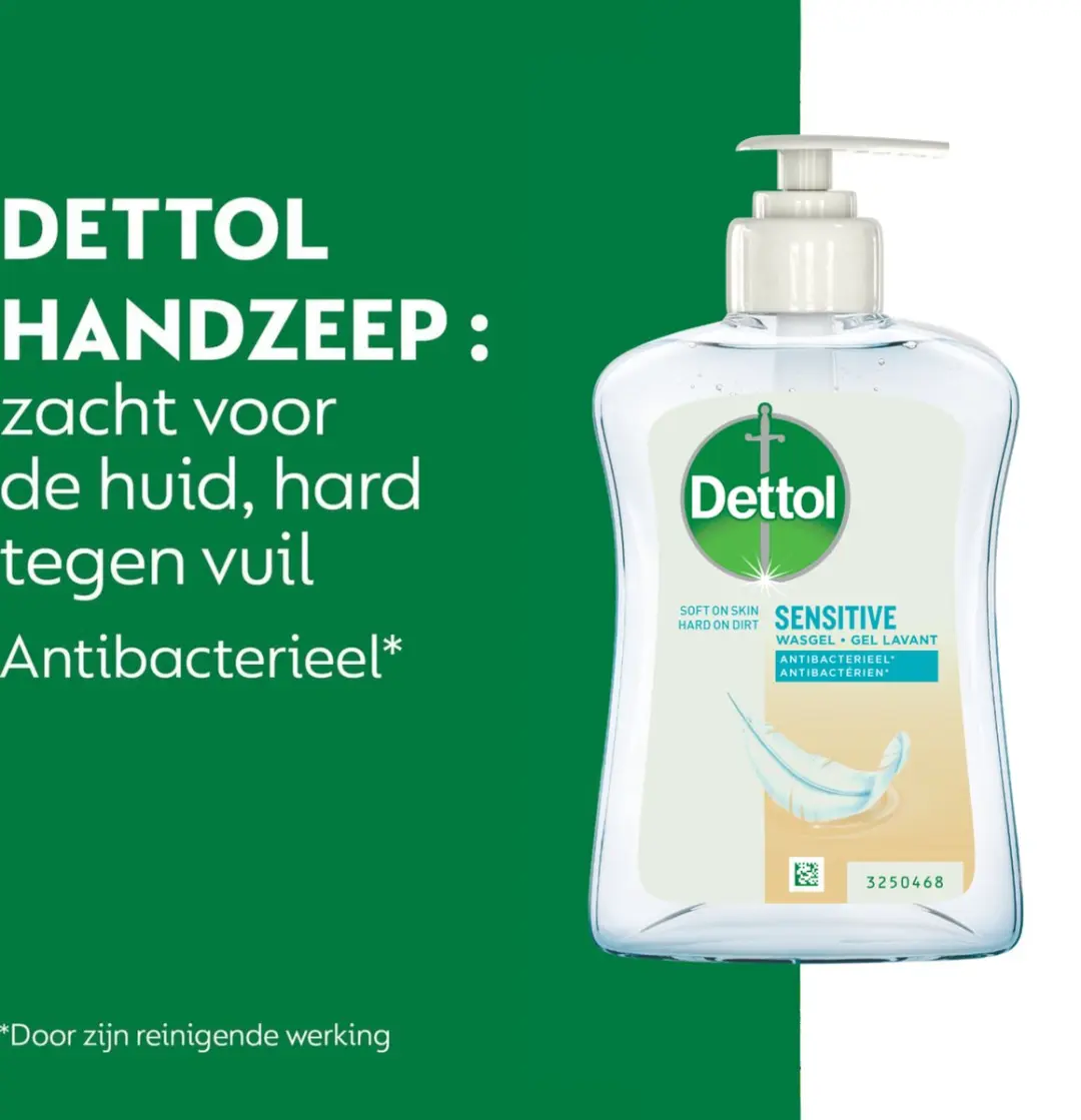 Dettol Hydratant Handzeep Sensitive 12x250ml