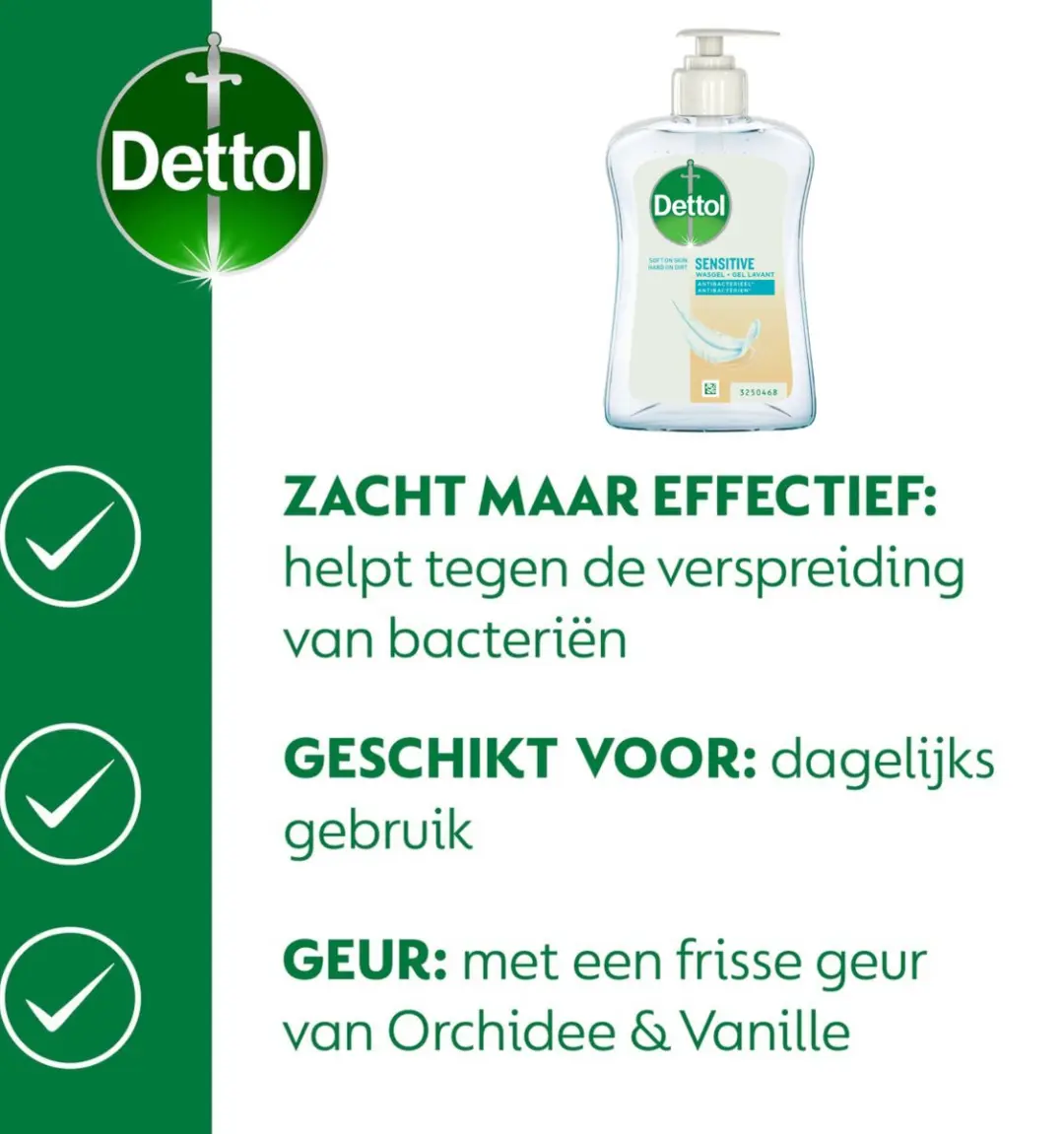 Dettol Hydratant Handzeep Sensitive 12x250ml