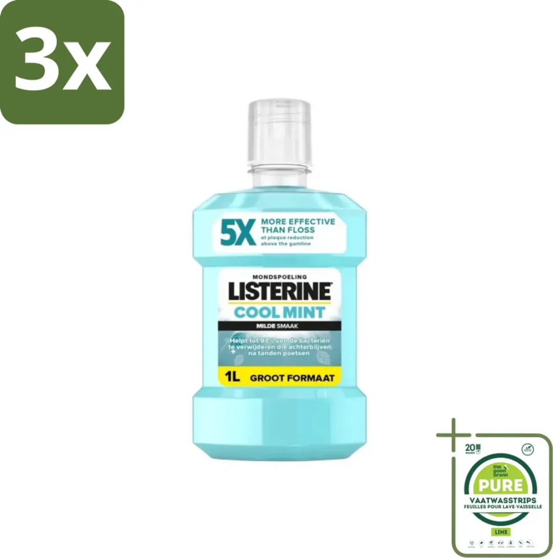 Listerine Cool Mint Mondwater 3000ml