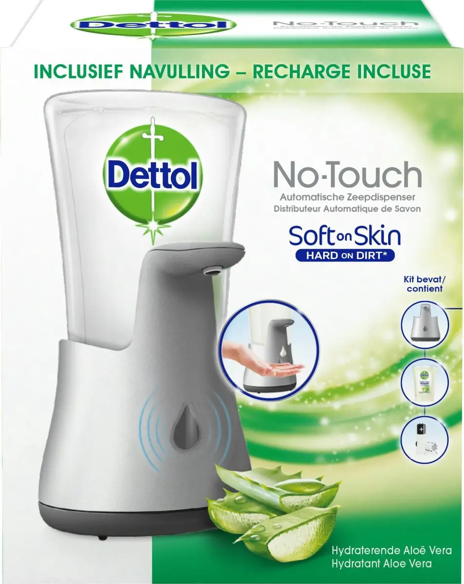 Dettol No-Touch Automatische Zeepdispenser - 250ml - 2 Stuks