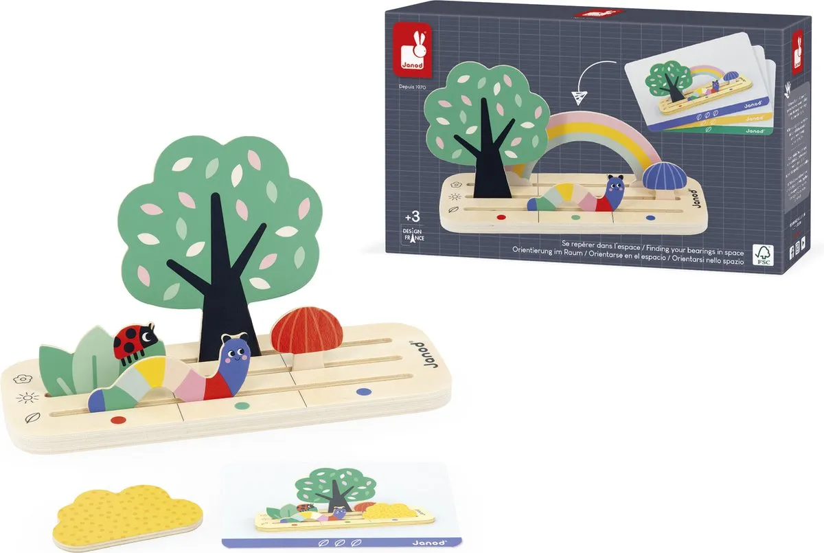 Janod Vind Je Plaats In De Tuin Sorteerspel