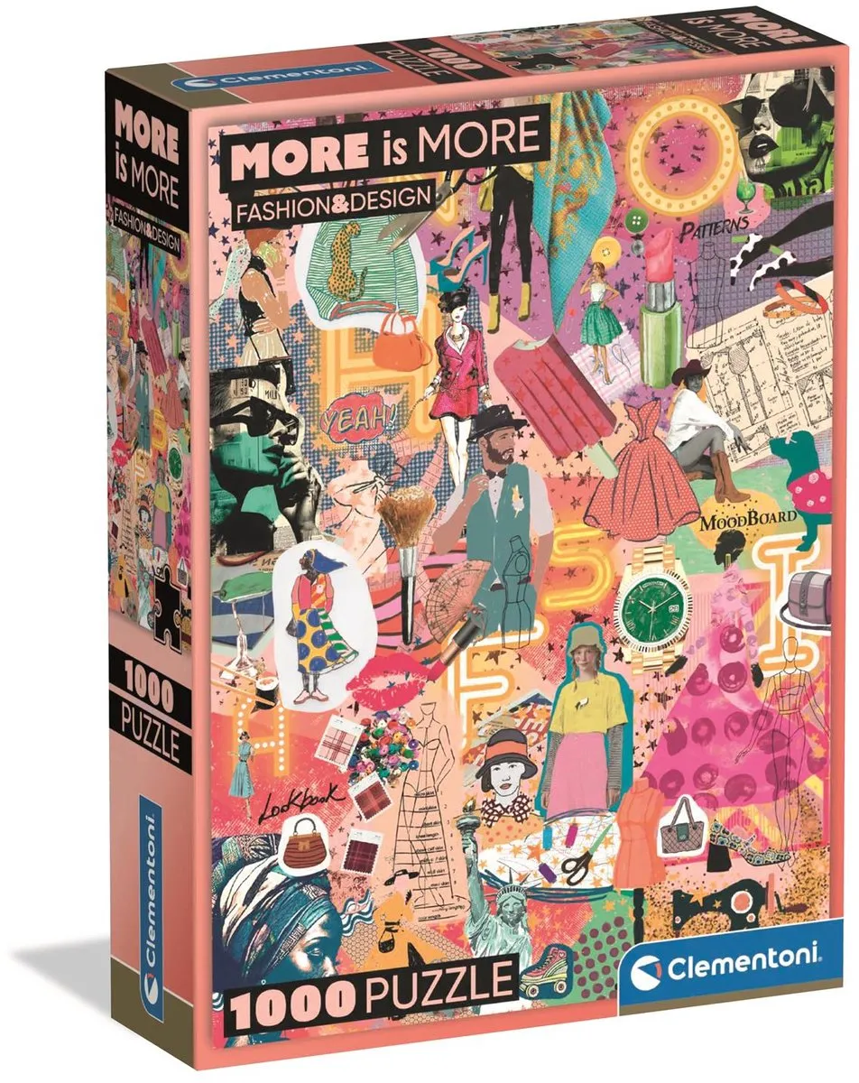 Clementoni Fashion & Design Puzzel 1000 Stuks