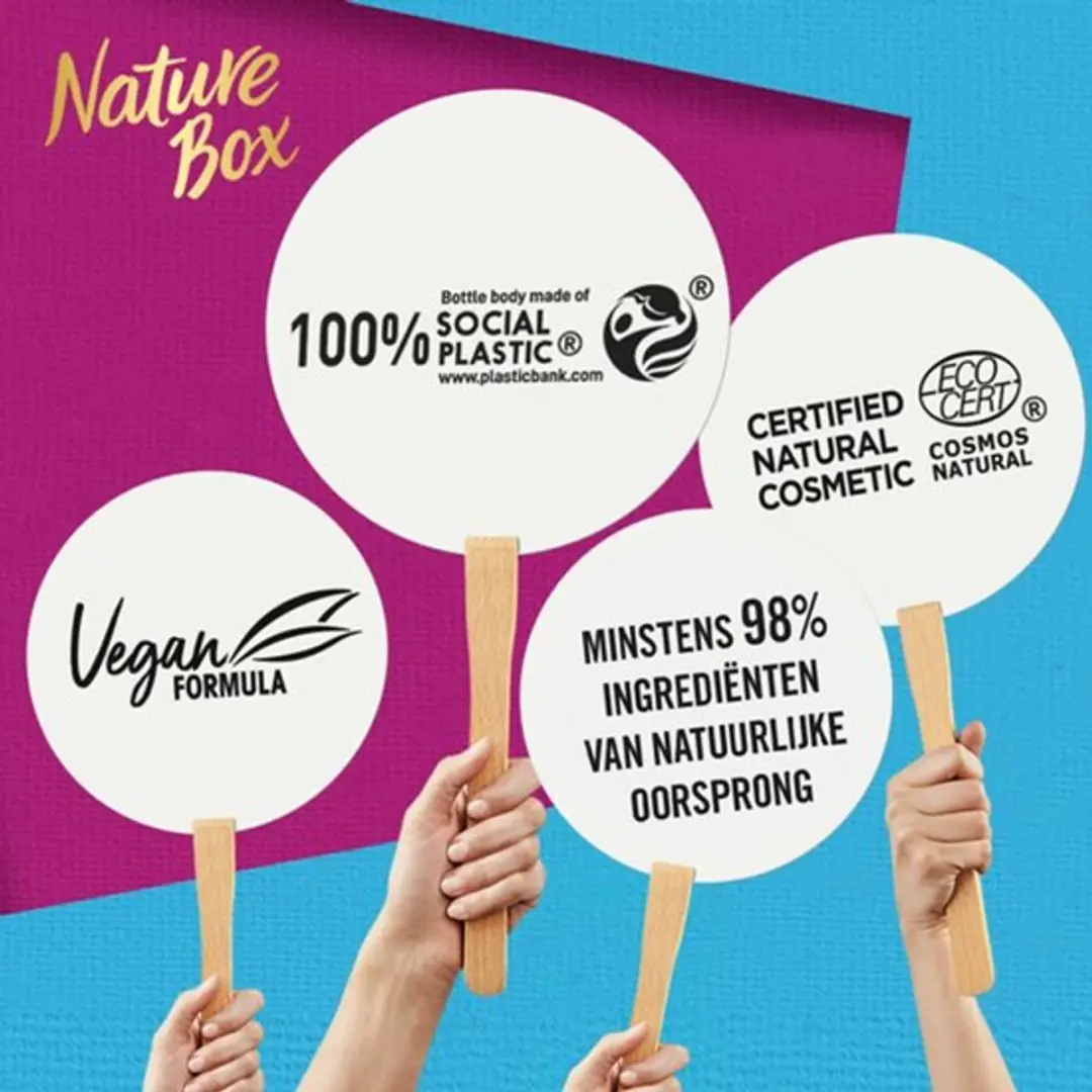 Nature Box Argan Shampoo - 6x385ml