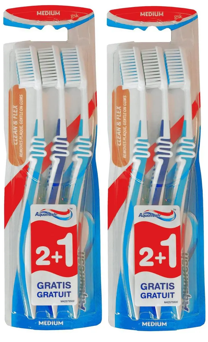 Aquafresh Clean & Flex Medium Tandenborstels