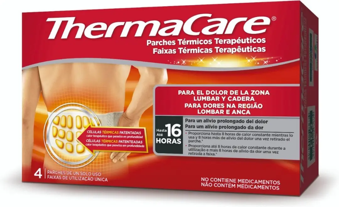 Thermacare Heatwraps Lower Back & Hip - 4 Stuks