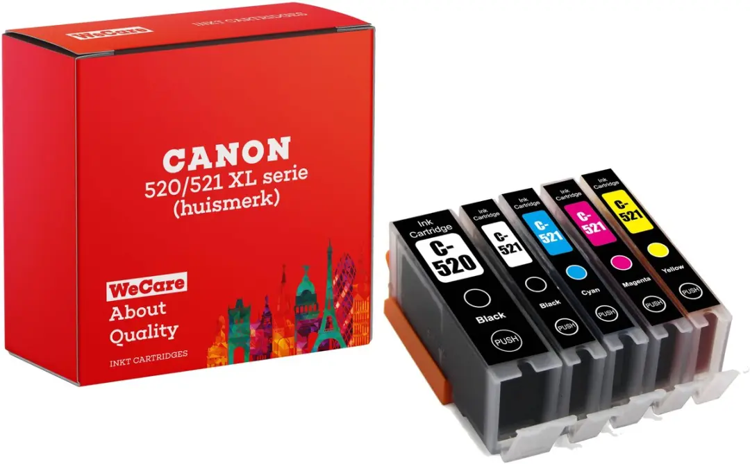 weCare PGI-520/CLI-521 XL Inktcartridges