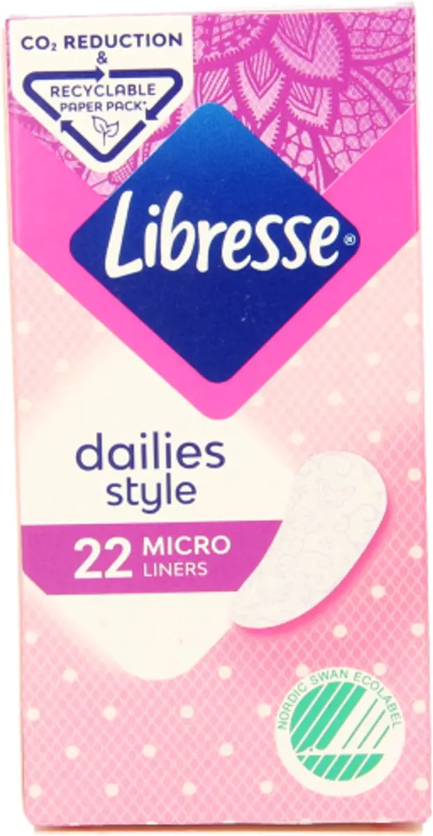 Libresse Inlegkruisjes Micro - 22 Stuks