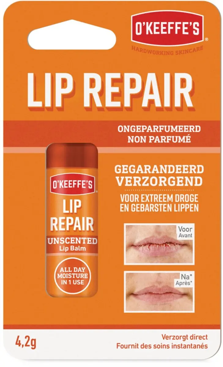 O'Keeffe's Lip Repair Unscented - 3x4,2ml