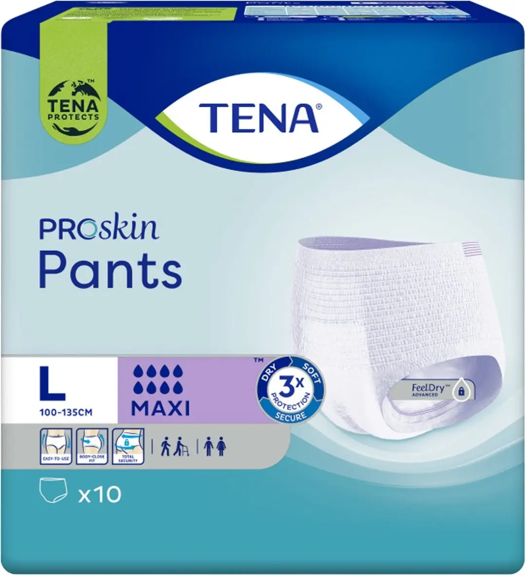 TENA Pants Maxi Maat L - 10 Stuks