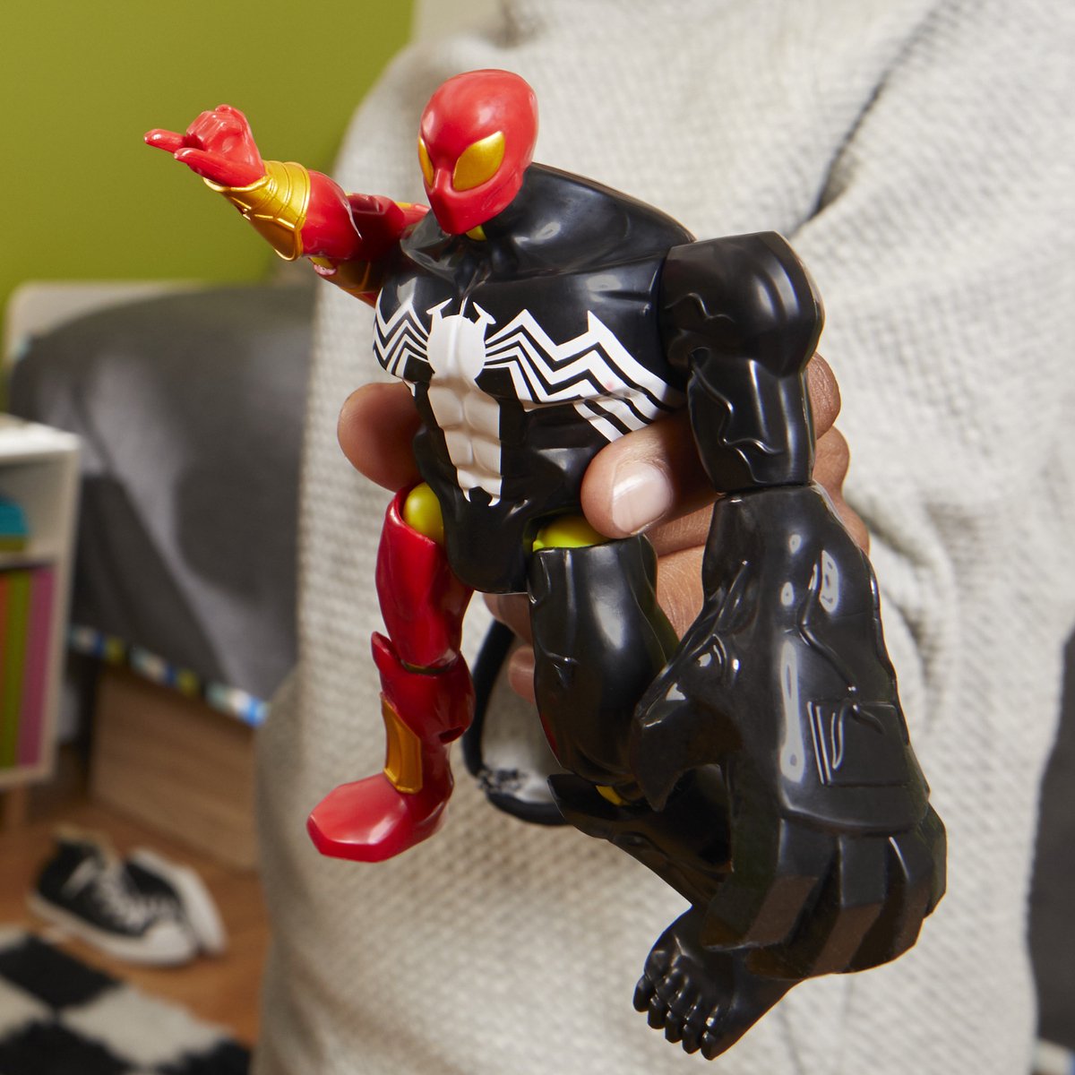 MixMashers Spider-Man Iron Spider Deluxe - Actiefiguur - Marvel