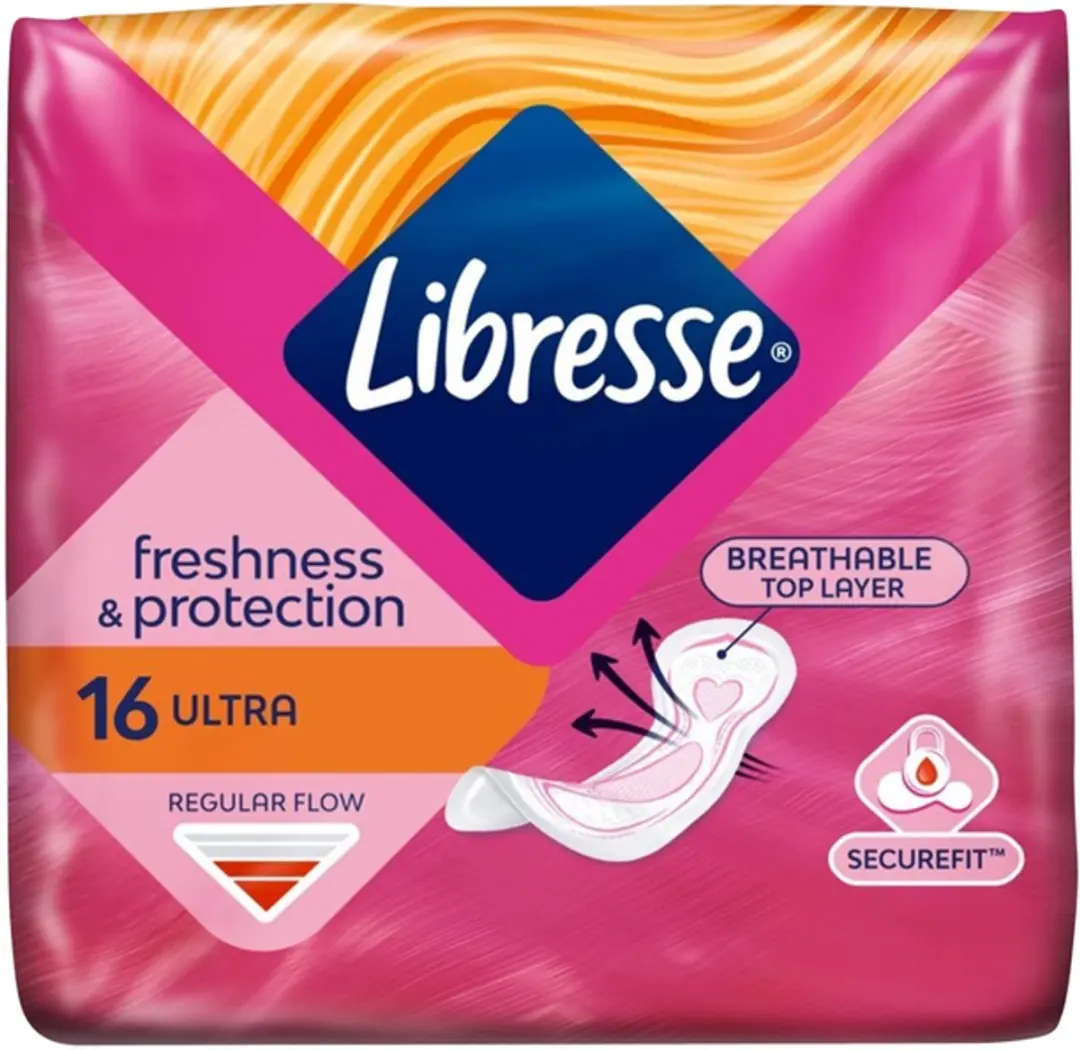 Libresse Invisible Ultra Normal Maandverband - 16 Stuks