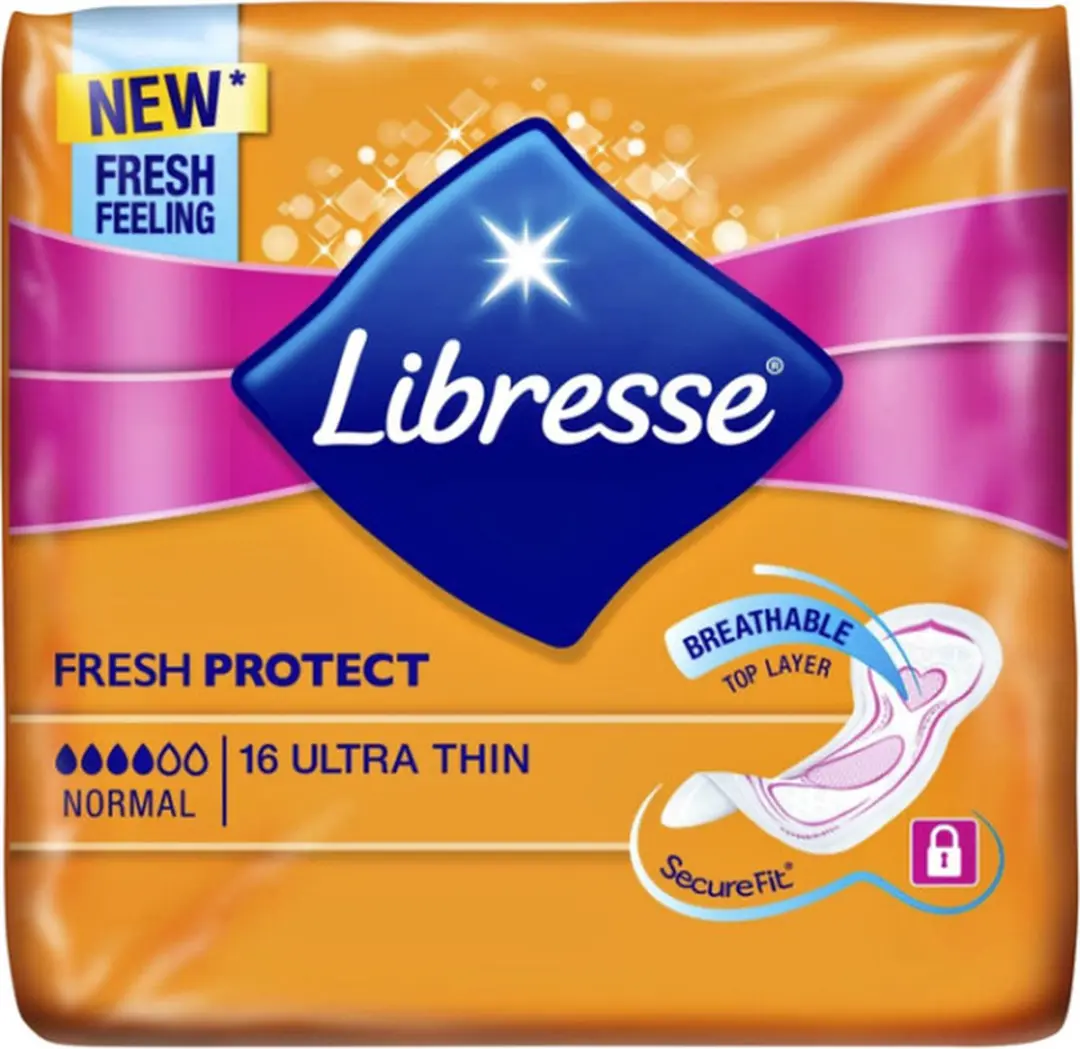Libresse Invisible Ultra Normal Maandverband - 16 Stuks