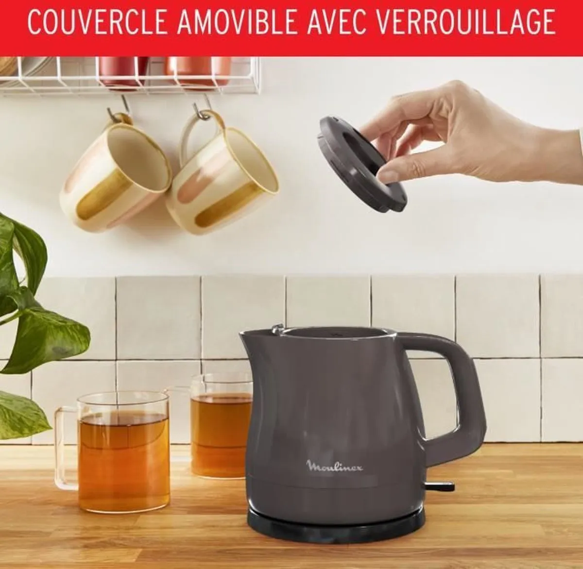 Moulinex BY153910 Waterkoker 2400W - 0,8L Taupe