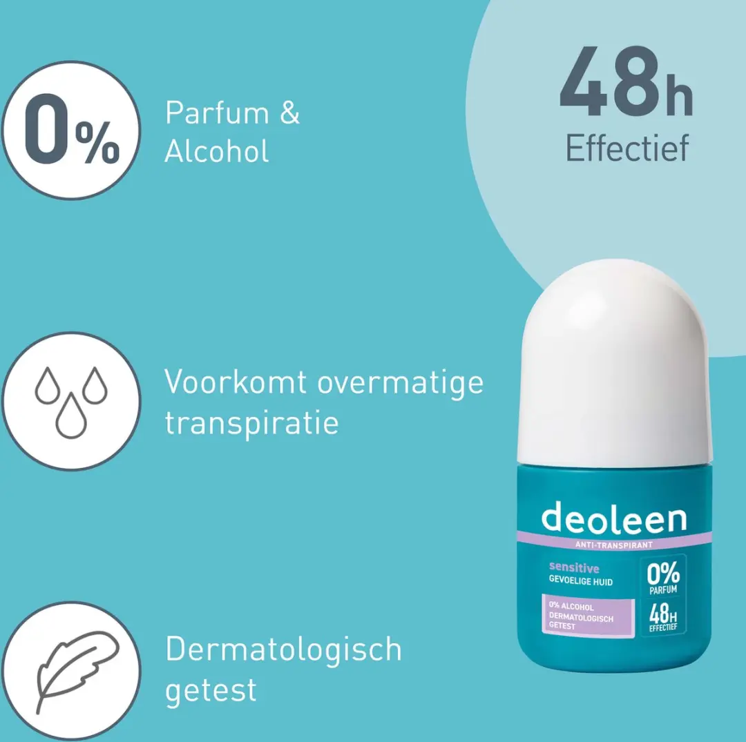 Deoleen Anti-transpirant Roller Sensitive 50ml