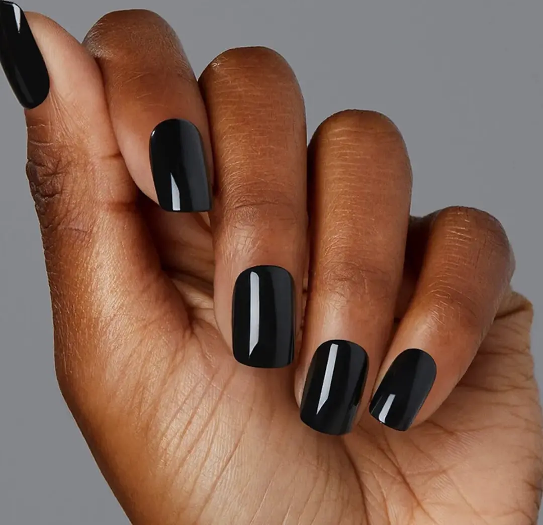 imPRESS Color Kunstnagels All Black - 30 Stuks