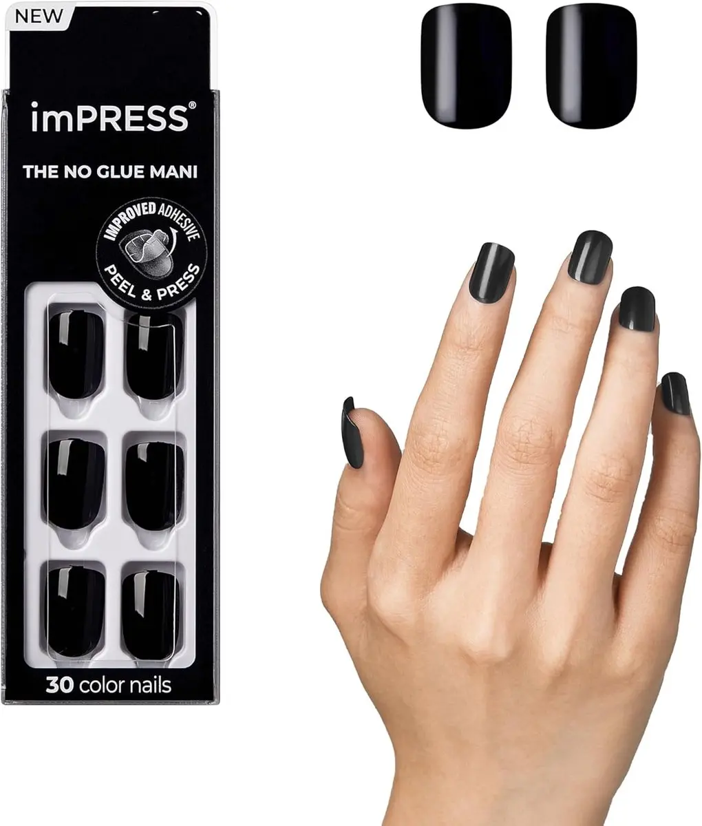 imPRESS Color Kunstnagels All Black