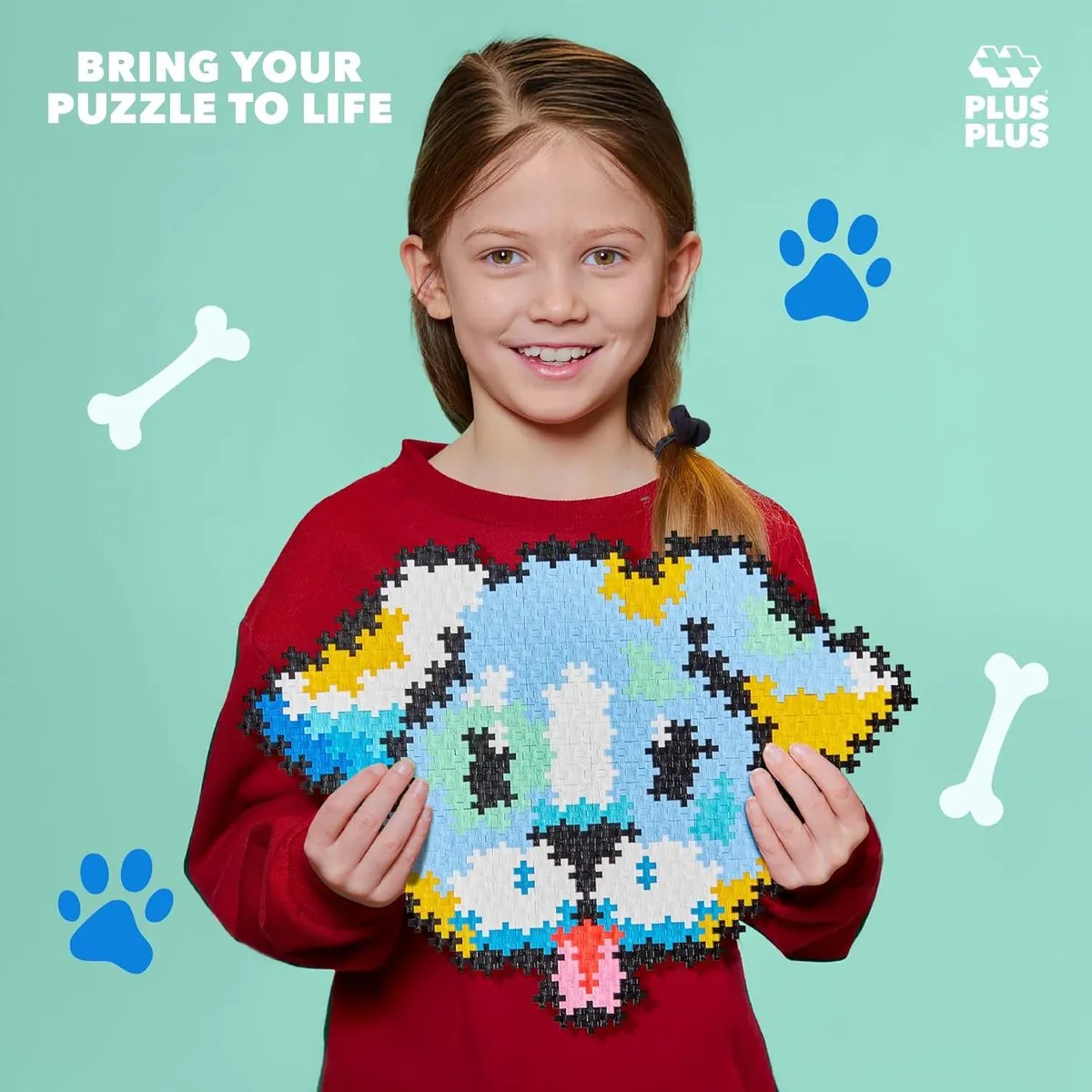 Plus-Plus Puzzle by Number Puppy 500 Stuks - 3961