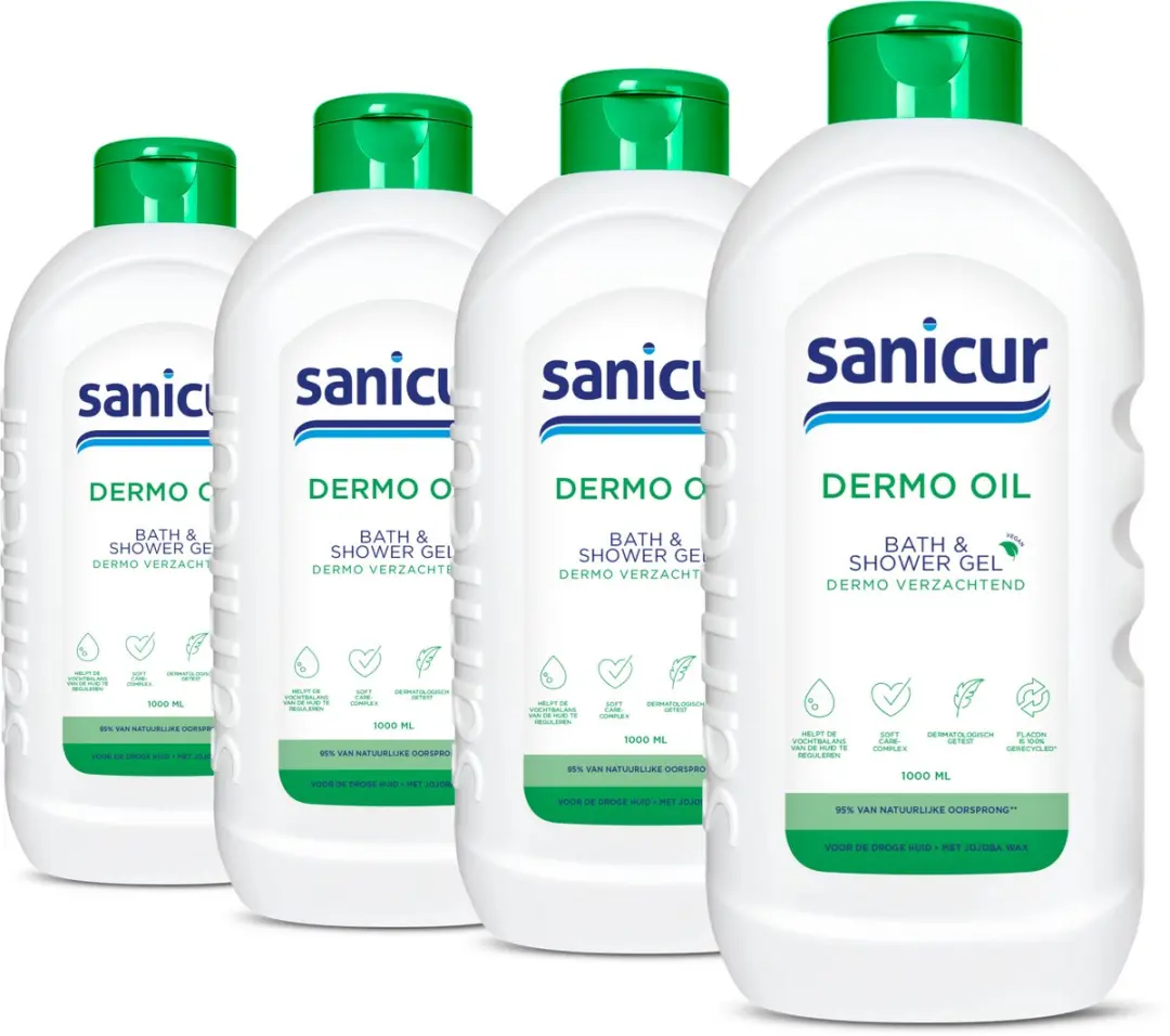 Sanicur Dermo Oil Bad en Douchegel