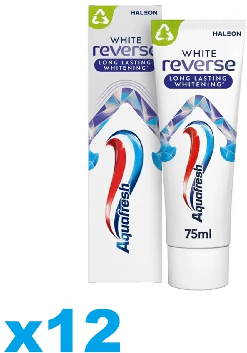 Aquafresh White Reverse Tandpasta 75ml