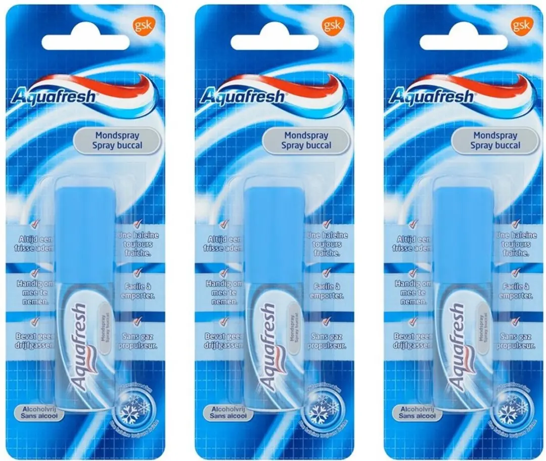 Aquafresh Mondspray 3 x 15 ml