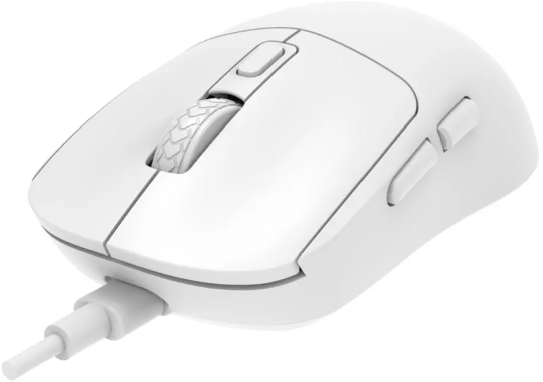 WiWu 14458 Bedrade Optische Muis - 6 Knoppen - Wit
