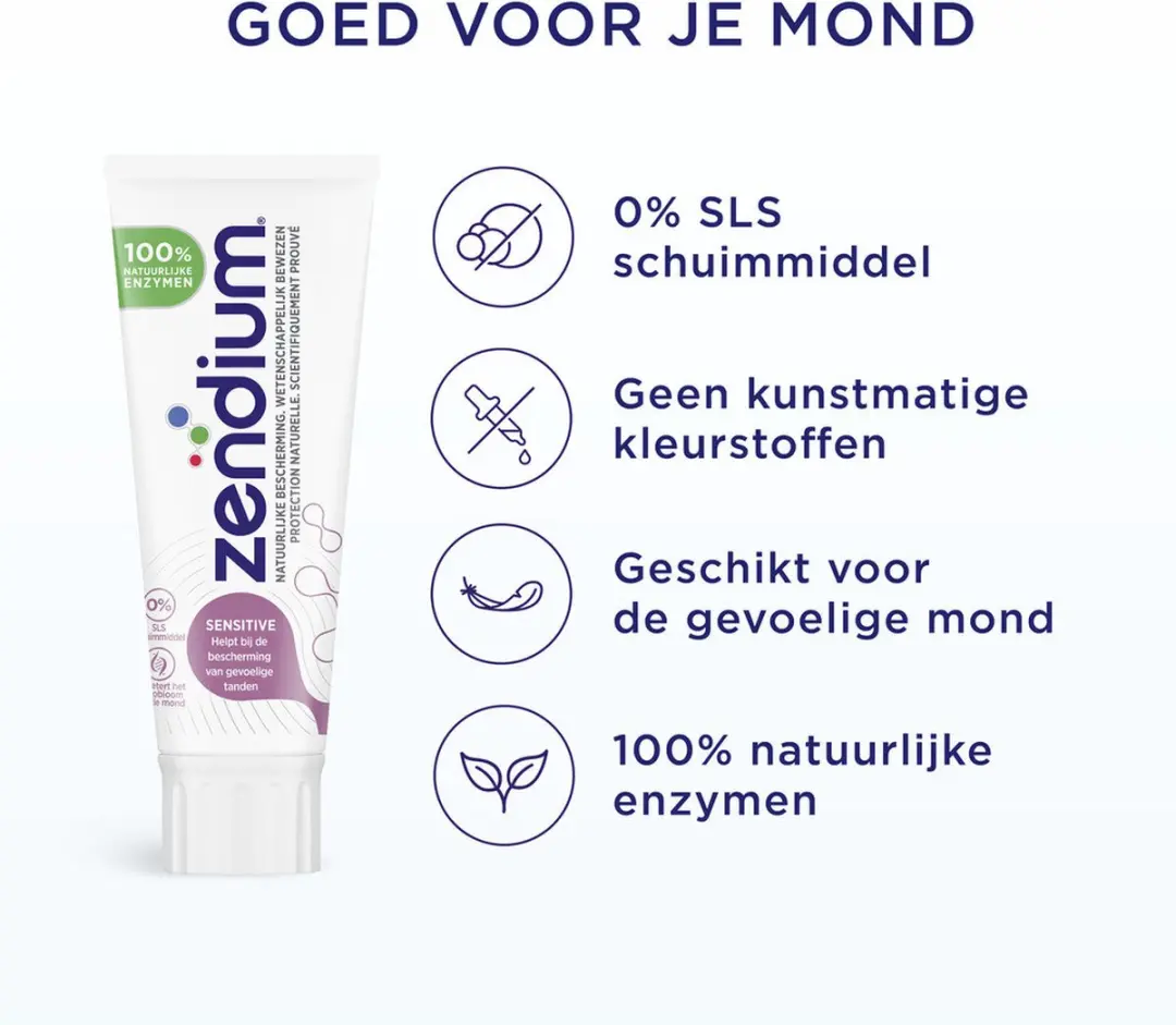 Zendium Tandpasta Sensitive 75ml