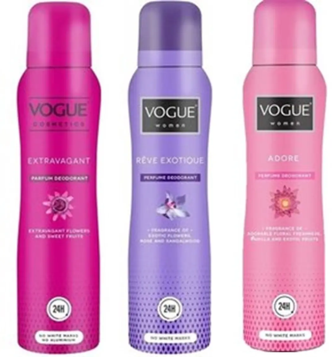 Vogue Parfum Deodorant Reve Exotique/Adore/Extravagant