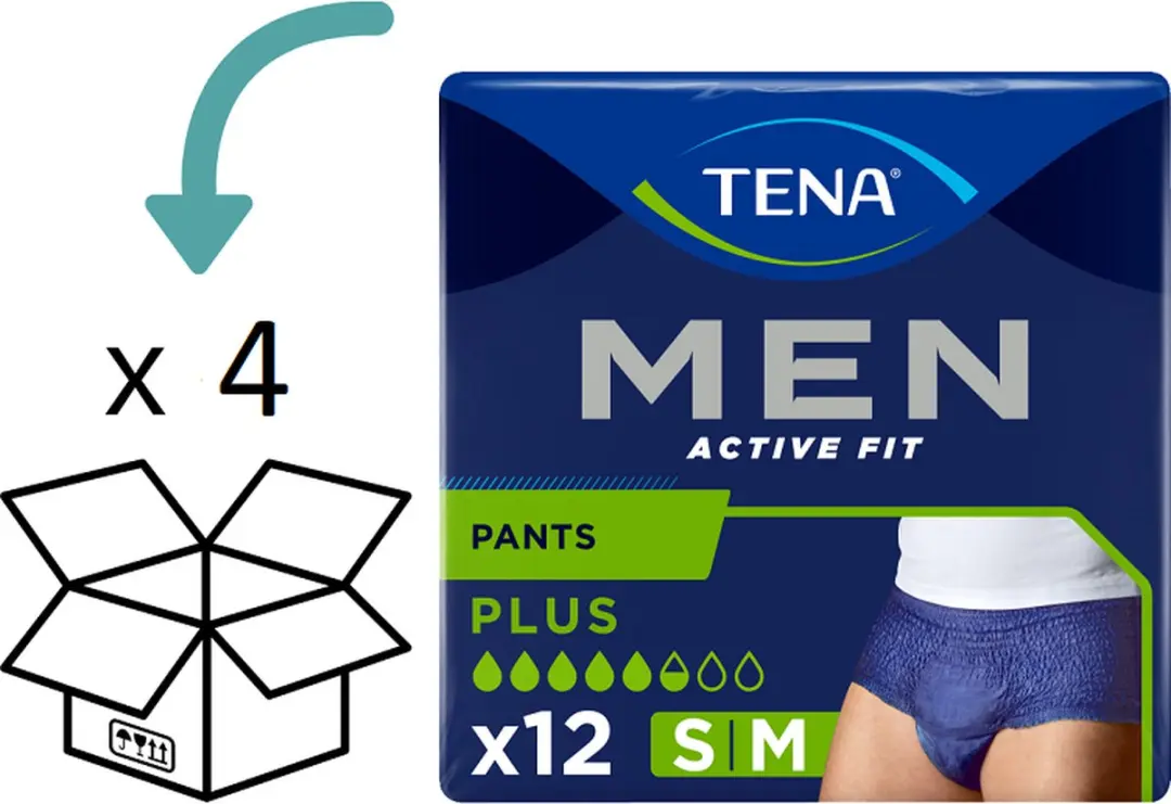 TENA Men Active Fit Medium Pants