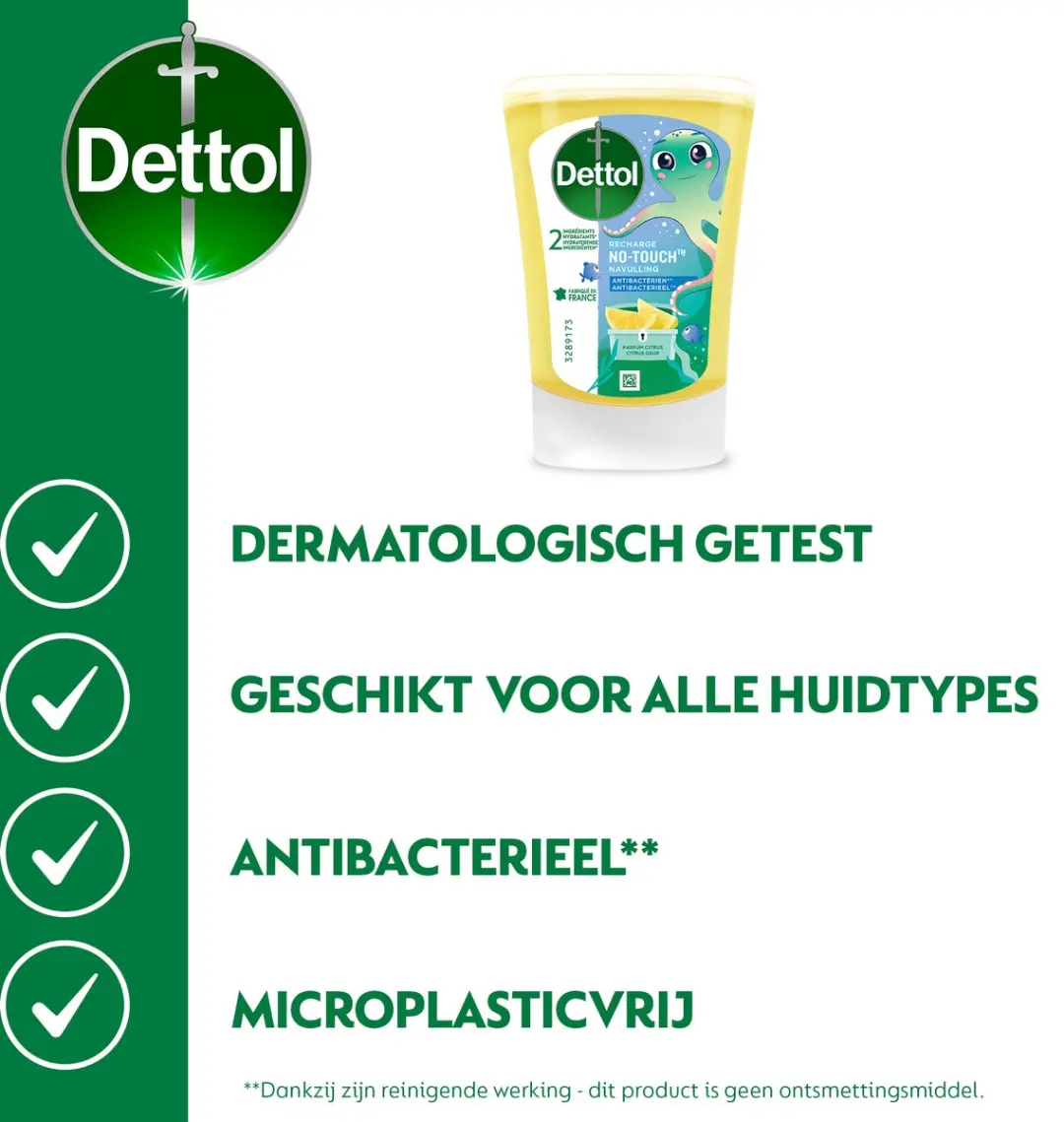 Dettol No-Touch Handzeep Navulling Citrus 250ml - 8 Stuks