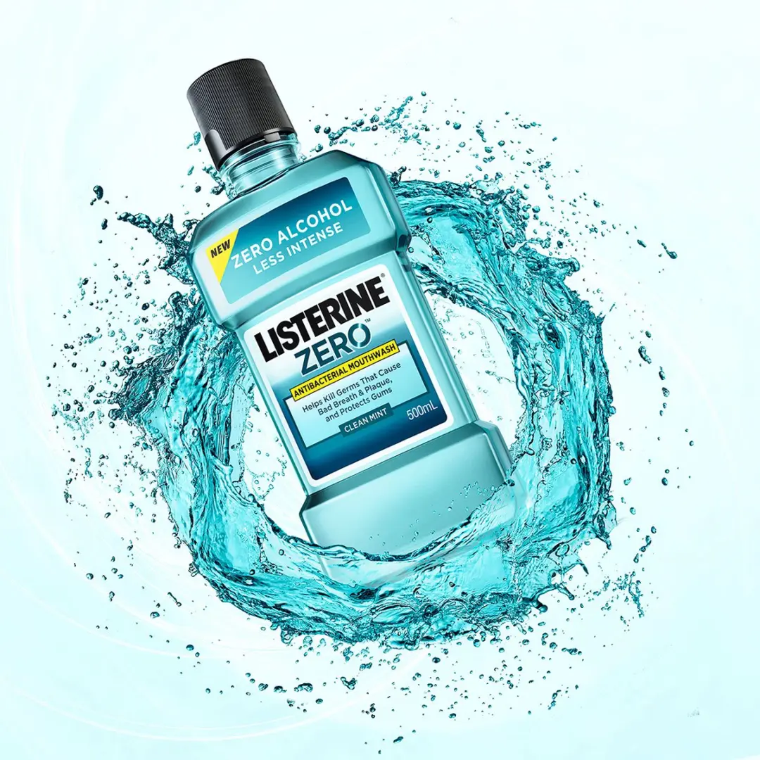 Listerine Cool Mint Mondwater 1L - Zonder alcohol