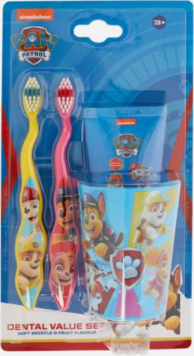 PAW Patrol Tandenborstelset 4-delig - Blauw