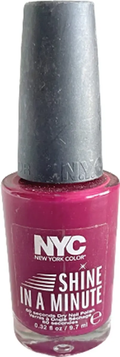 NYC Shine In A Minute Nagellak 502 Plum