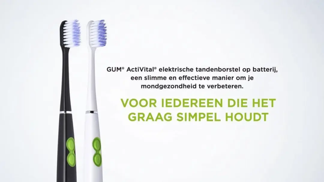 Gum Sonic Elektrische Tandenborstel - Zwart