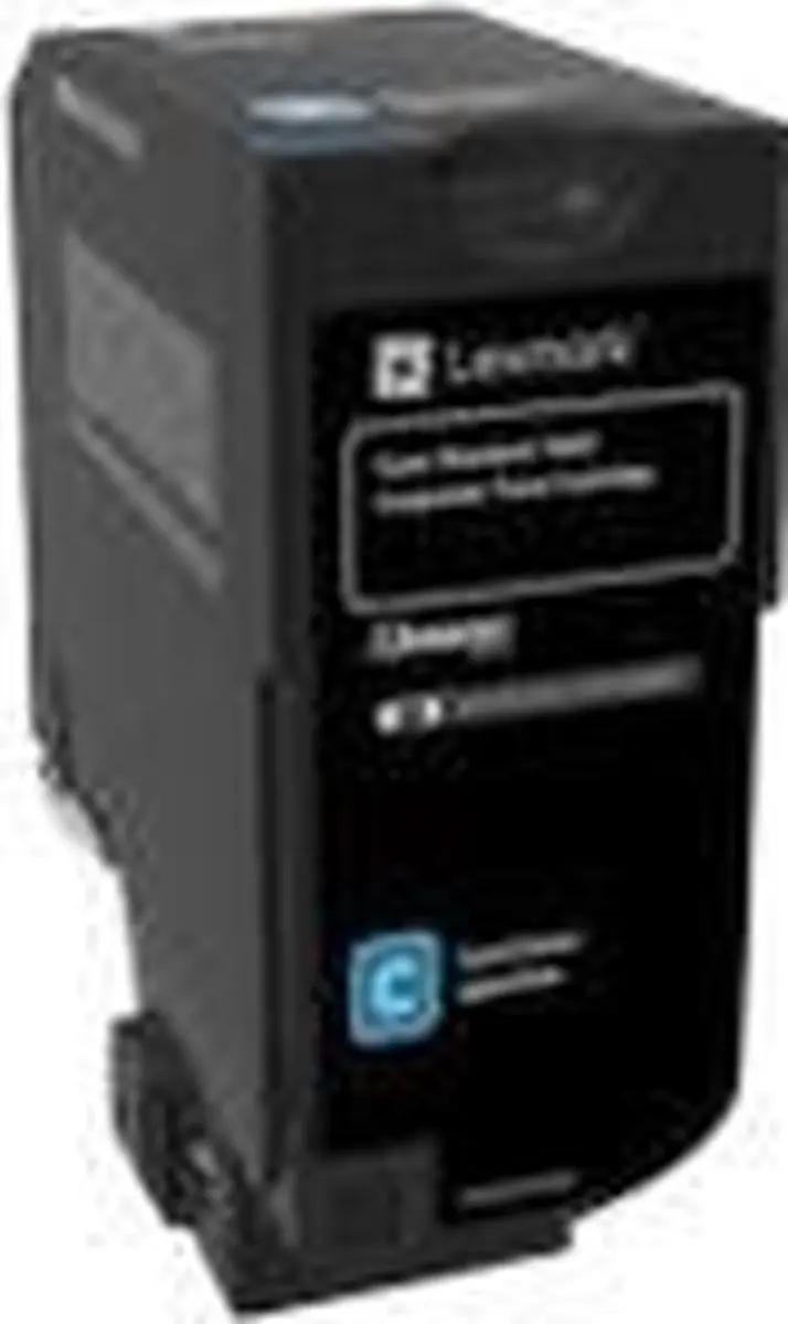 Lexmark 74C2SCE Tonercartridge Cyaan - 7000 pagina's