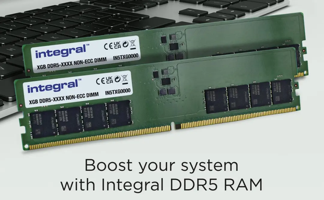 Integral IN5T16GNJRDXK2 Geheugenmodule 32GB DDR5 - 2x16GB