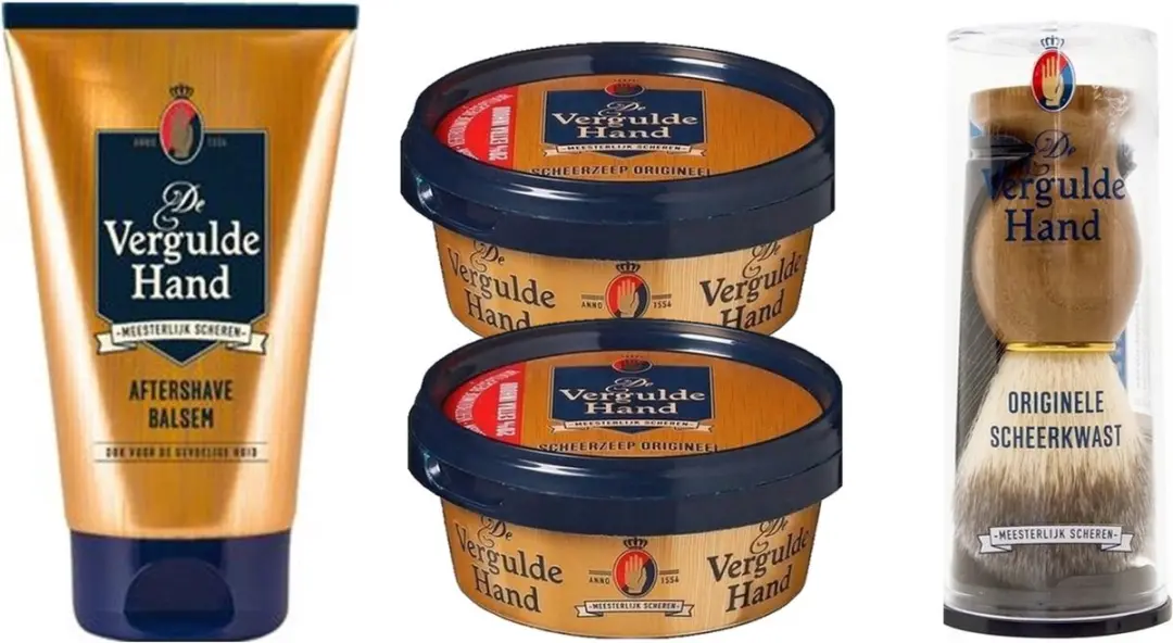 De Vergulde Hand Scheerset
