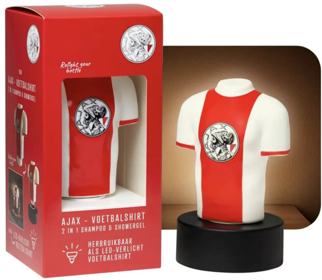 Ajax Lamp Verlicht Voetbalshirt Shampoo & Showergel 270ml