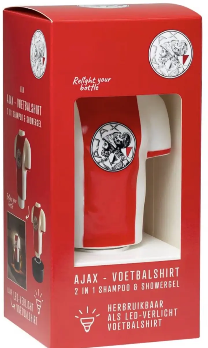 Ajax Lamp Verlicht Voetbalshirt Shampoo & Showergel 270ml