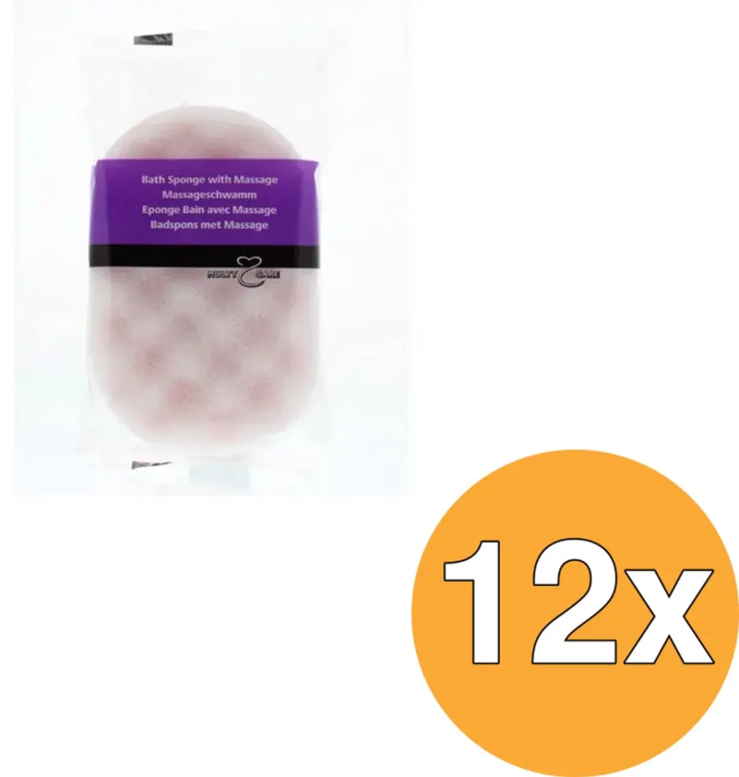 Multy Massage Spons - 12 Stuks Multicolor