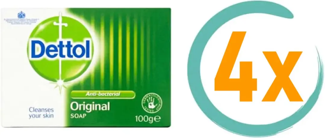 Dettol Original Zeep 4x100g