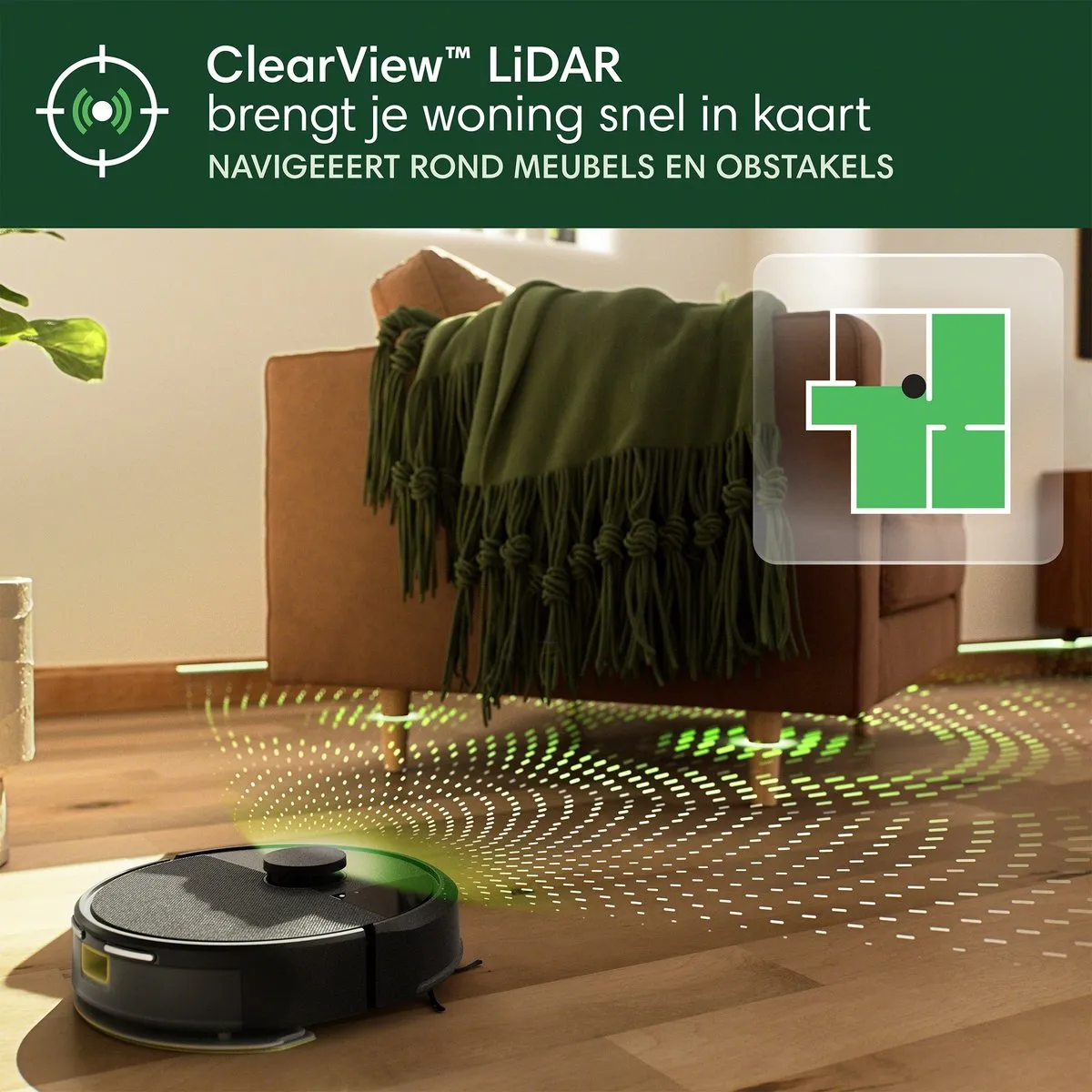 iRobot Roomba 105 Combo Robotstofzuiger - Zwart Y311040
