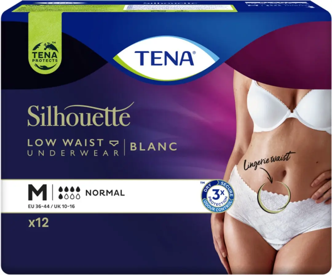 TENA Silhouette Normal Lage Taille Medium - 72 Stuks