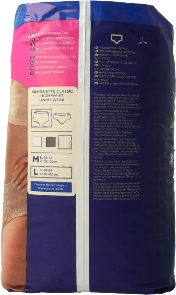 TENA Silhouette Plus High Waist L - 8 Stuks