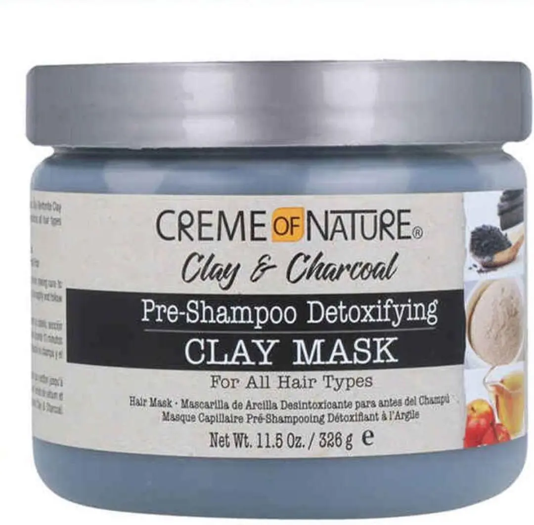 Creme of Nature Clay & Charcoal Haarmasker 326g