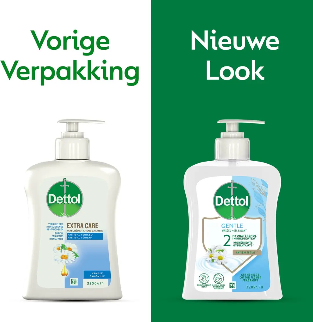 Dettol Handzeep Kamille & Katoenbloesem 250ml - 12 Stuks